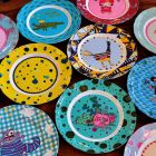 SuperSOSO! Round Plate various designs