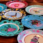 SuperSOSO! Round Plate various designs
