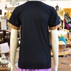 T-Shirt Massagebekleidung Thai Damen Shirt Schwarz XL