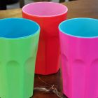 SuperSOSO! melamine drinking cup size L Neon several colours