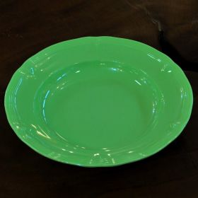 SuperSOSO! melamine plate deep neon green