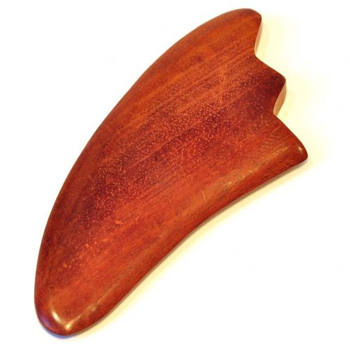 Massage timber flat made of smooth hardwood for trigger point massage