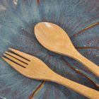 Fork and Spoon Cutlery Set of Tamarind Wood