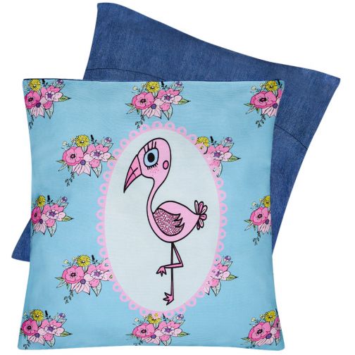 SuperSOSO! cushion cover 50x50cm design Pink Flamingo
