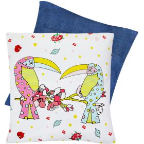 SuperSOSO! cushion cover 50x50cm design Toucan Sisters