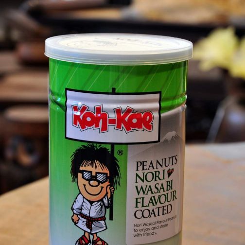 Koh-Kae Wasabi Nori flavoured peanuts 230g tin