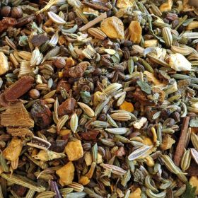 Sweet spice herbal tea blend loose