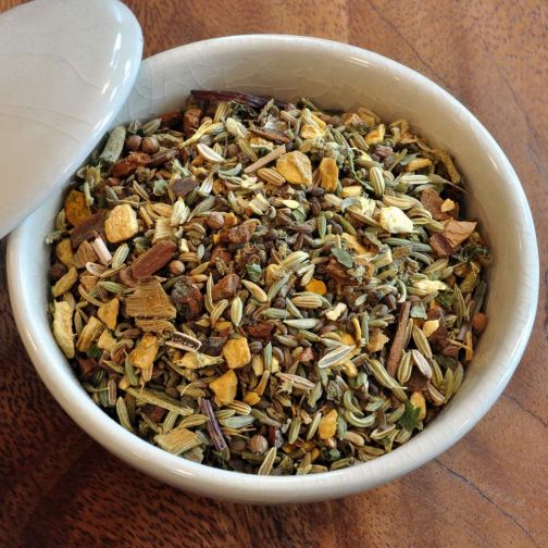 Sweet spice herbal tea blend loose 100g