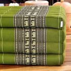 Mat Thai Sofa Elephants Green 200x100cm - four layers