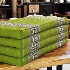 Mat Thai Sofa Elephants Green 200x100cm - four layers