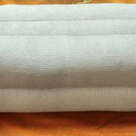 Small elongated Thai cotton pillow gray