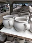 Bunzlau small ceramic teapot 0.42 liter decor 41 without strainer