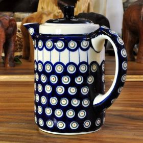 Bunzlau ceramic coffee pot 1.25 liter decor 8