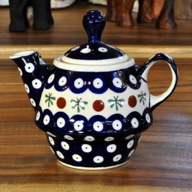 Bunzlau ceramic teapot with lid 0.21 L decor 41