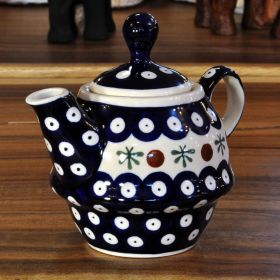 Bunzlau ceramic teapot with lid 0.21 L decor 41
