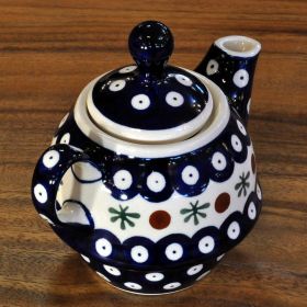 Bunzlau Keramik Teekanne mit Deckel 0,21 L Dekor 41