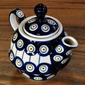 Bunzlau ceramic teapot with lid 0.21 L decor 8
