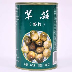 Straw mushrooms in a tin of 425g