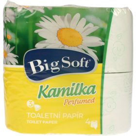 Toilettenpapier 3-lagig 4x160 Blatt Kamilka Big Soft