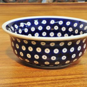 Bunzlau ceramic salad bowl 16,7x6,5cm decor 42
