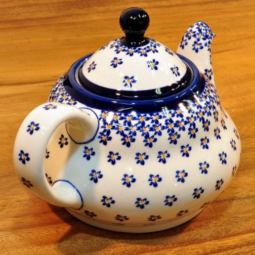 Bunzlau ceramic teapot 1.5 liter decor 882A