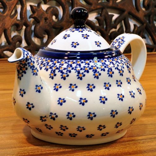 Bunzlau Keramik Teekanne 1,5 Liter Dekor 882A