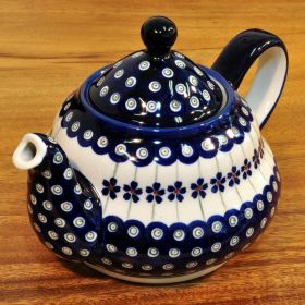 Bunzlau ceramic teapot 1.5 liter decor 166A