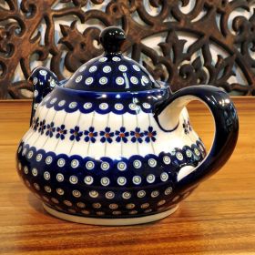 Bunzlau Keramik Teekanne 1,5 Liter Dekor 166A
