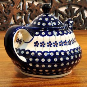 Bunzlau ceramic teapot 1.5 liter decor 166A