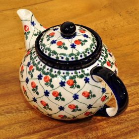 Bunzlau ceramic teapot Millena 1,25 litre in decor 063R