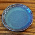 Round plate ceramic 17cm Thai design violet blue