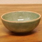 Small Ceramic Sauce Bowl from Thailand 13 cm Green