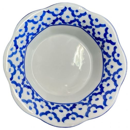 Small Thai Ceramic Plate Round 15,5x15,5x4cm