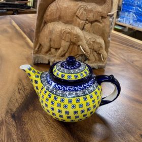 Bunzlau Keramik Teekanne Millena 1,25 Liter im Dekor 099