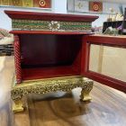 Dresser side table elephants decorated gold 30x40x45cm