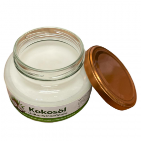 Coconut oil for massage 250 ml in a screw jar