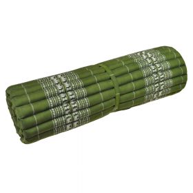 Thaimatte Yogamatte zum Rollen Grün Elefanten 200x106cm