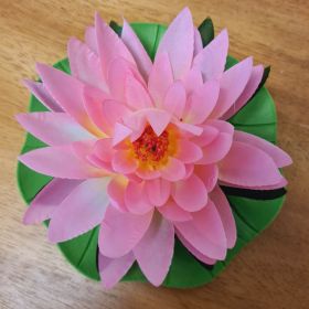 Flowers artificial flowers lotus water lily, middle 13cm...