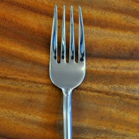 Appetizer fork stainless steel elephants design