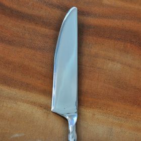 Appetizer knife stainless steel hammered design