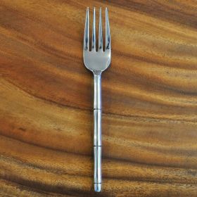Appetizer Fork stainless steel bamboo design
