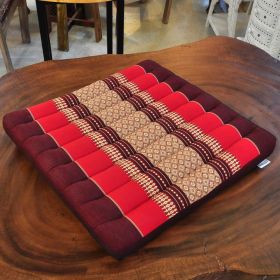 Pillow Thai cushions meditation flowers red 50x50cm