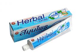 Twin Lotus Toothpaste 10 herbs and menthol 150 g blue