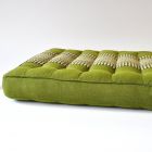 Pillow Thai seat cushion meditation flowers green 36x36x6cm