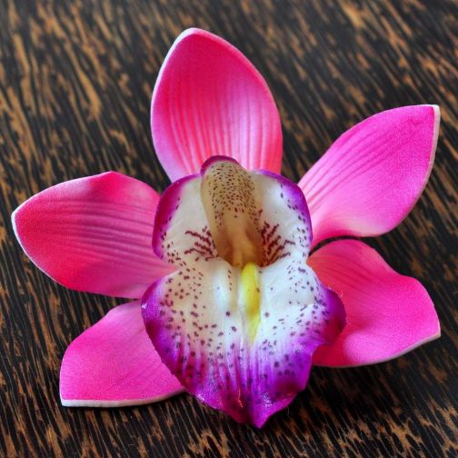 Flowers artificial orchid violet