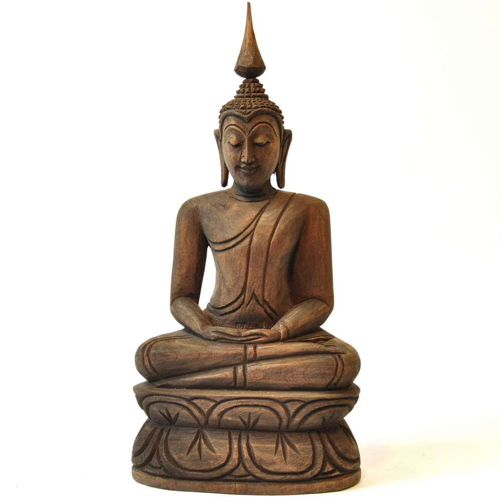 Sitzender Buddha im typischen Lotussitz